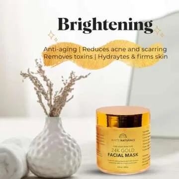 24K Gold Facial Mask for Moisturizing & Anti-Aging Benefits