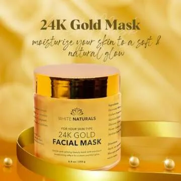 24K Gold Facial Mask for Moisturizing & Anti-Aging Benefits