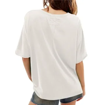 Women Casual Short Sleeve T-Shirt for 2024 Summer Fashion