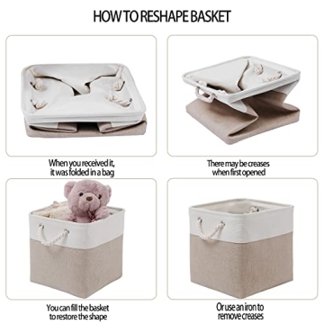 MidmmVick 11" Collapsible Storage Bins - 6 Pack