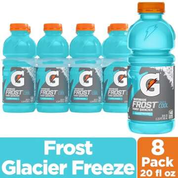 Gatorade Thirst Quencher Frost Glacier Freeze Drink 8 Pack