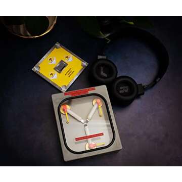 Ukonic Back to the Future Flux Capacitor Replica 6-Inch USB Mood Light | Nightstand Table Lamp with LED Light for Bedroom, Desk, Living Room | Home Decor Room Essentials | '80s Toys Gifts