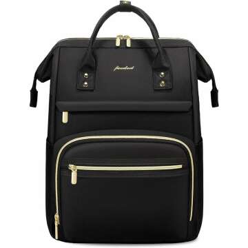 Women Laptop Backpack - 15.6" Waterproof Work Bag