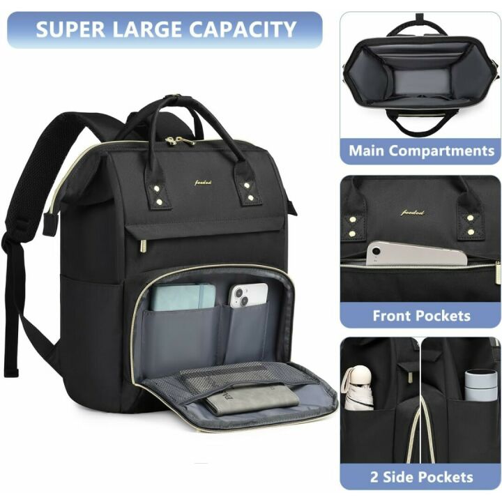 Women Laptop Backpack - 15.6" Waterproof Work Bag
