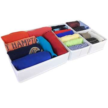 Joyful Space Drawer Organizers for Clothing & Accessories