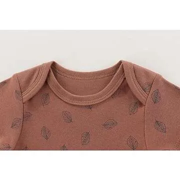 ZAV Unisex Short Sleeve Baby Boy Girl Bodysuits 5-pack Cotton Cartoon Baby Clothes Soft Infant Outfits Baby Shower Gifts