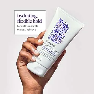 Briogeo Curl Charisma Rice Amino + Avocado Leave-In Defining Crème, Anti Frizz Hair Styling Moisturizer, Leave In Cream for Wavy, Curly, Coily Hair, Boosts Hydration, Vegan, Cruelty-Free, 2 fl oz