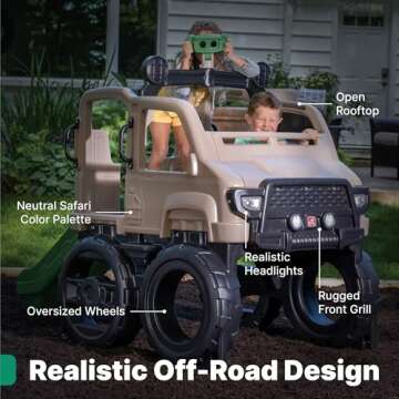 Step2 Truck Climber, Kids Outdoor Playset, Backyard Playground Set, Slide & Climbing Wall, Outside J...