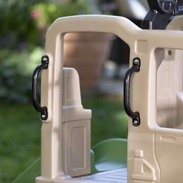 Step2 Truck Climber, Kids Outdoor Playset, Backyard Playground Set, Slide & Climbing Wall, Outside Jungle Gym, for Toddlers 2-5 Years Old