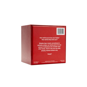 WE'RE NOT REALLY STRANGERS Family Edition Card Game - 150 Conversation Cards for Adults, Teens, Couples, & Strangers - Fun Family Party Time for Game Night or Date Night, Ages 15+, 2-6 Players