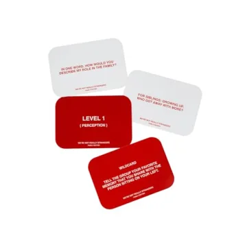 WE'RE NOT REALLY STRANGERS Family Edition Card Game - 150 Conversation Cards for Adults, Teens, Couples, & Strangers - Fun Family Party Time for Game Night or Date Night, Ages 15+, 2-6 Players