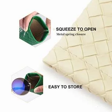COMF-PRO Squeeze Top Sunglass Pouch Portable Organizer
