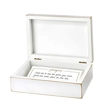 Elegant Lillian Rose Prayer Box with Cards, Perfect Gift
