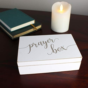 Elegant Lillian Rose Prayer Box with Cards, Perfect Gift