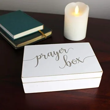 Elegant Lillian Rose Prayer Box with Cards, Perfect Gift