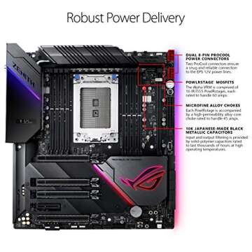 Asus Rog Zenith Extreme Alpha X399 Gaming Motherboard
