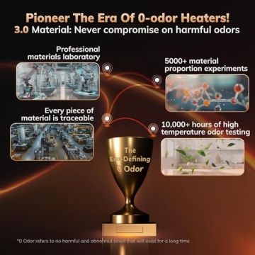 Zero-Odor Space Heater with AI Thermostat