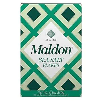 Maldon Salt, Sea Salt Flakes, (240 g) 8.5 oz (Pack of 2)