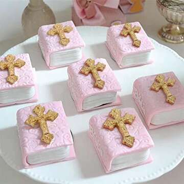 3 Pcs Silicone Cross Molds for Cakes and Crafts