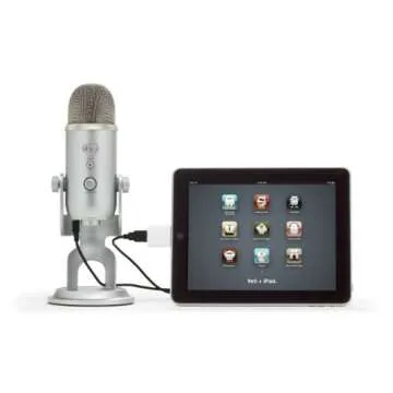 Blue Yeti USB Microphone, Silver (Renewed)