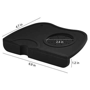 Espresso Tamper Mat - Food Safe Silicone Coffee Tool for Baristas