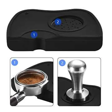 Espresso Tamper Mat - Food Safe Silicone with Anti-Slip Design