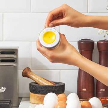 OXO Good Grips Digital Egg Timer with Piercer,White,One Size