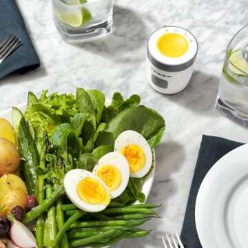 OXO Good Grips Digital Egg Timer with Piercer,White,One Size