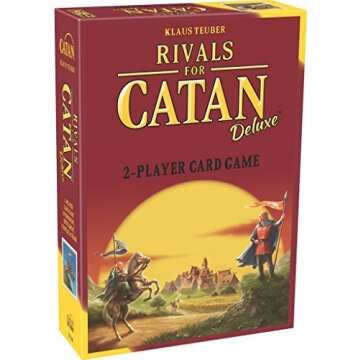 Rivals for Catan Deluxe Edition Card Game - Strategy for Two Players