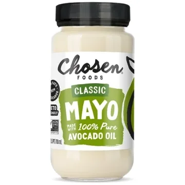 Chosen Foods 100% Avocado Oil-Based Classic Mayonnaise, Gluten & Dairy Free, Low-Carb, Keto & Paleo ...