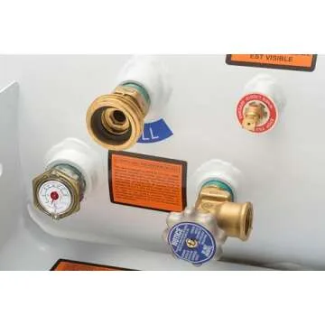 Flame King YSN203 20.3 Gallon RV, Van, Or Trailer Horizontal ASME RV Propane Tank Cylinder, 16" x 27"