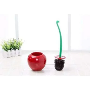 dirk Toilet Brush New Creative Lovely Cherry Shape Lavatory Toilet Brush…