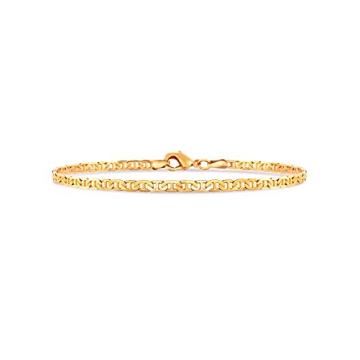 Barzel 18K Gold Plated Marina Anklet - Stylish & Durable