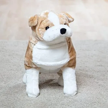 Lifelike Melissa & Doug Giant English Bulldog Plush Toy