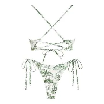 ZAFUL Women's Toile String Bikini Set - Stylish & Adjustable!