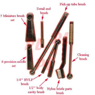 17 Pc HVLP Paint Spray Gun Maintenance Kit