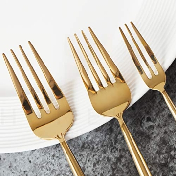 Homelux Theory Gold Silverware Set for Elegant Dining