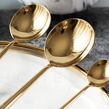 Homelux Theory Gold Silverware Set for Elegant Dining