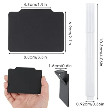 12 Pieces Durable Basket Labels for Effortless Organization