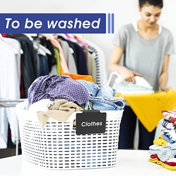 12 Pieces Durable Basket Labels for Effortless Organization