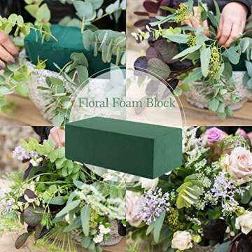 Toopify Floral Foam Blocks for Easy Flower Arrangements