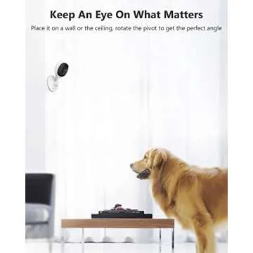 Imou Home Security Camera 2 Pack 1080P Baby Monitor with Night Vision, 2-Way Audio, Human Detection, Sound Detection, Plug in WiFi Indoor Camera Dog Cam with App, 2.4G Wi-Fi Only, Works with Alexa