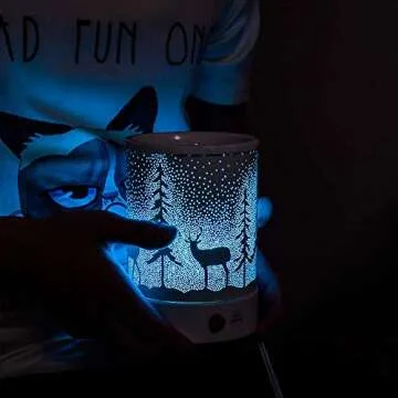 Hituiter Fragrance Oil Lamp Warmer - Multi Color LED Design