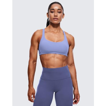 CRZ Yoga Strappy Sports Bra for Comfort and Style