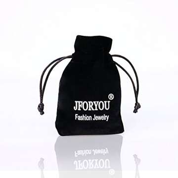 JFORYOU 6Pcs Fake Nose Rings, 16G Stainless Steel Inlaid CZ Faux Piercing Jewelry, Spring Clip on Circle Hoop No Pierced Septum Nose Ring For Women, Men