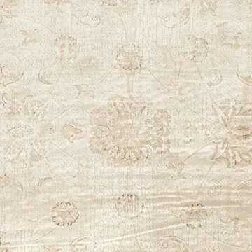 SAFAVIEH Vintage Collection Area Rug - 8' x 10', Stone, Oriental Distressed Viscose Design, Ideal for High Traffic Areas in Living Room, Bedroom (VTG117-440)