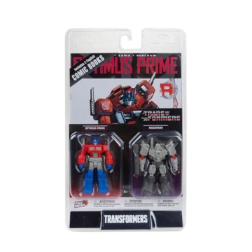 McFarlane Toys Transformers Page Punchers 2pk with Optimus Prime & Megatron Figures and Comics