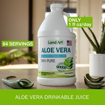 Organic Aloe Vera Juice - Pure & Cold-Processed Benefits
