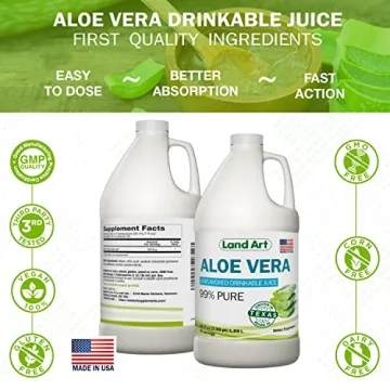 Organic Aloe Vera Juice - Pure & Cold-Processed Benefits