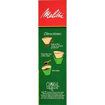 Melitta #4 Coffee Filters - Natural Brown for Flavor